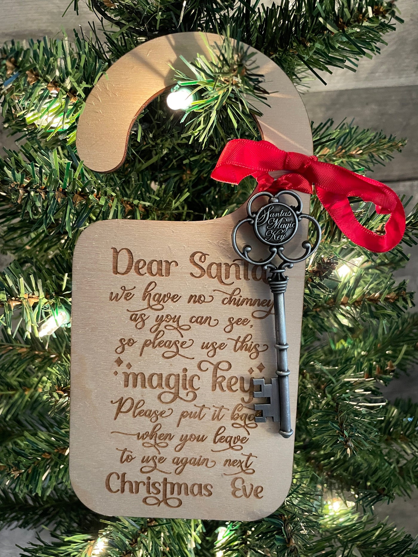 Santa's Key Door Hanger The Teal Bandit 