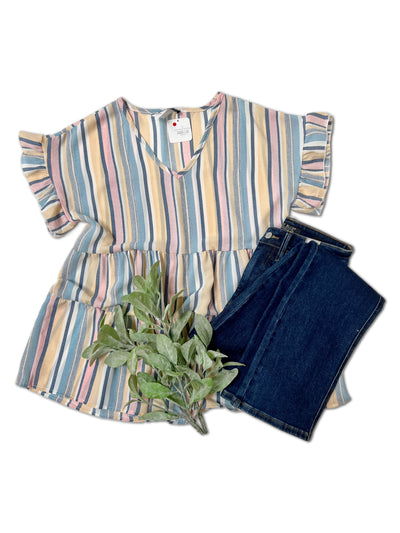 Angelic Striped Short Sleeve BS20 