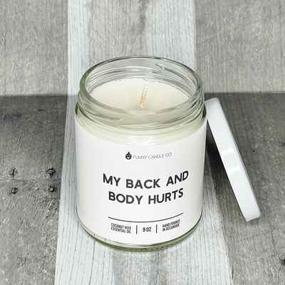 Back and Body Candle The Teal Bandit 