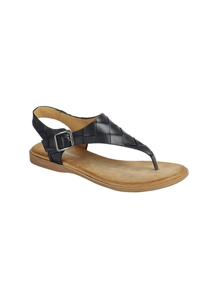 Black Braided Slingback Sandal Giftmas Accessories Boutique Simplified 