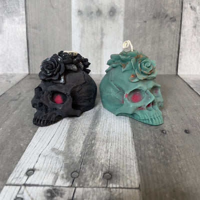 Bleeding Skull Candle candle The Teal Bandit 