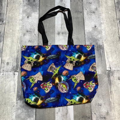 Canvas Tote Bags The Teal Bandit Baby Alien 