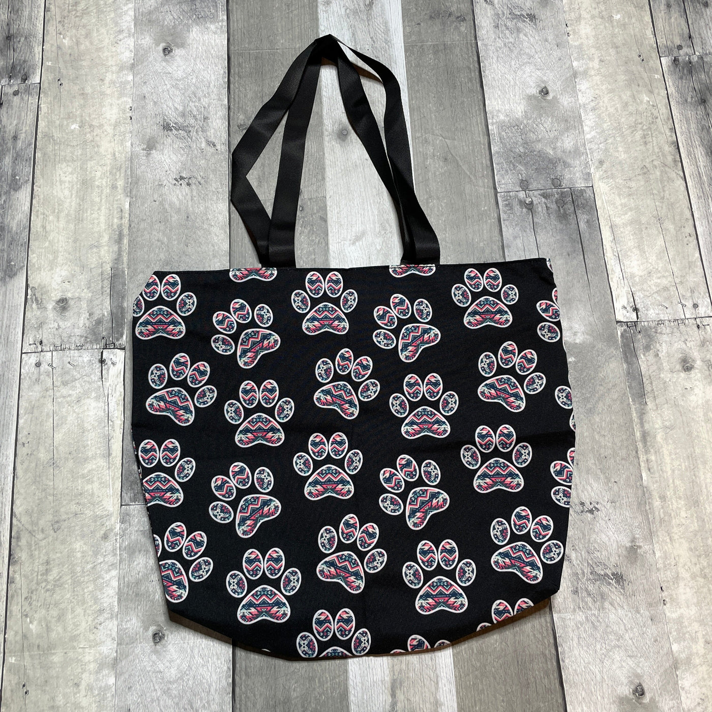 Canvas Tote Bags The Teal Bandit Paws 