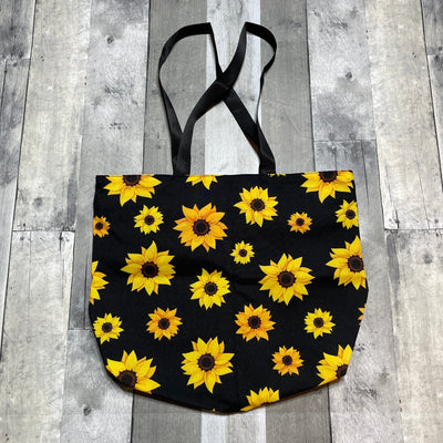 Canvas Tote Bags The Teal Bandit Sun Flowers 
