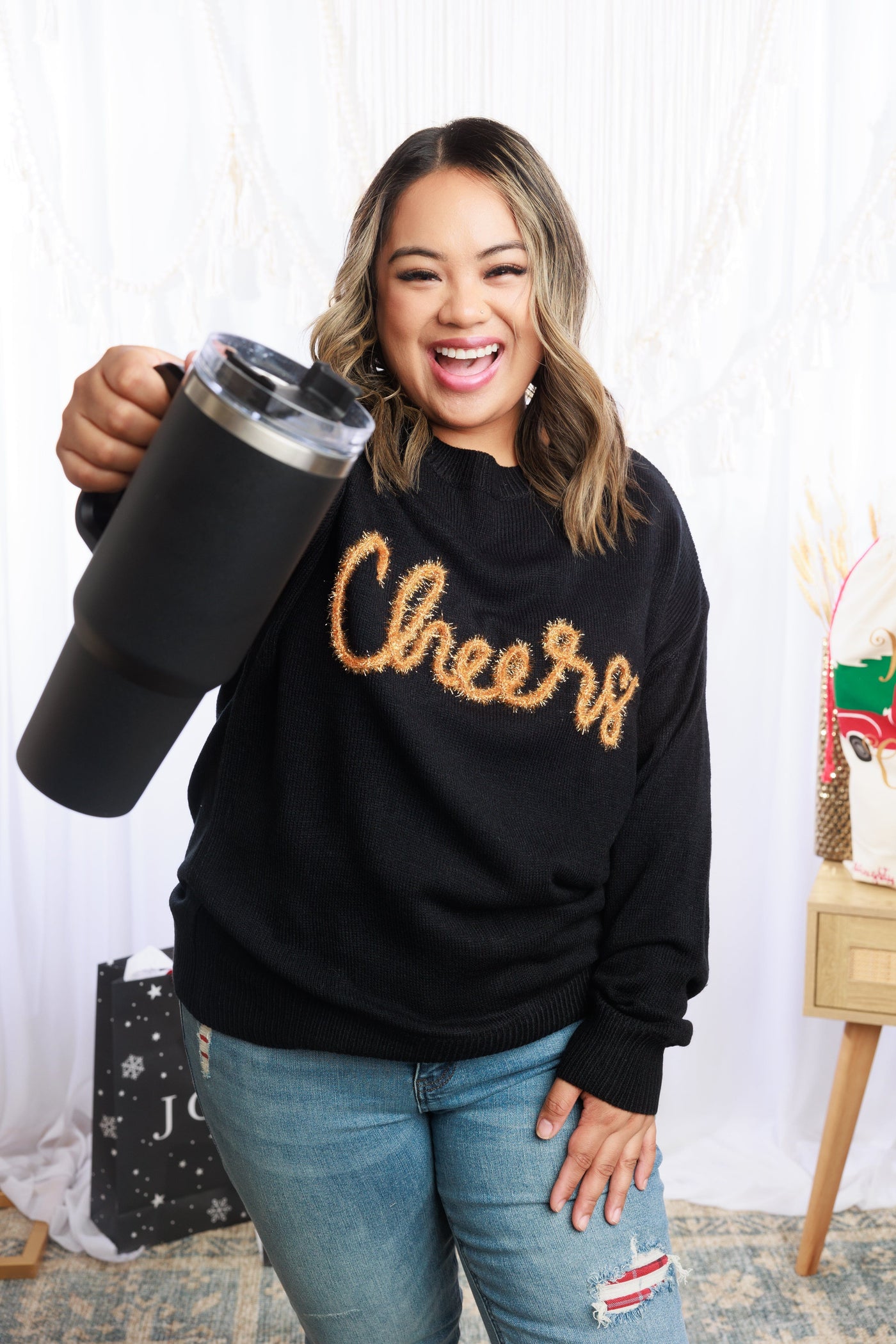 Cheers Knit Sweater Giftmas BS75 