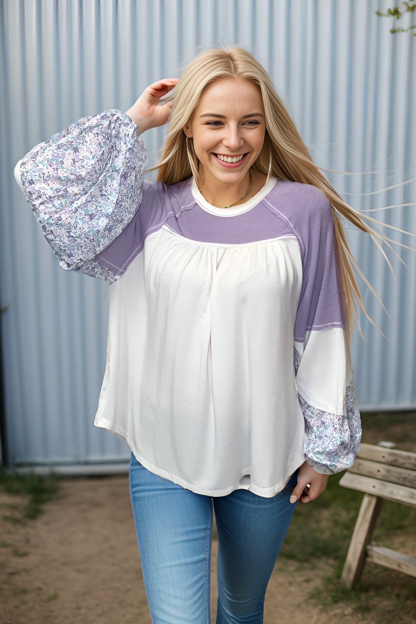 Lavender Grace Puff Sleeve BS20 