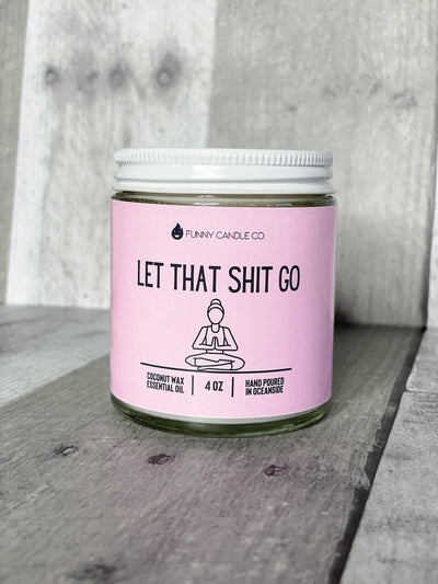 Let That Go Candle The Teal Bandit 