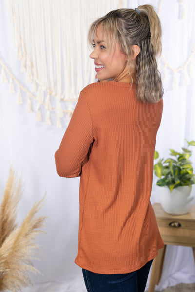 Lust for Rust Waffle Knit Giftmas BS20 