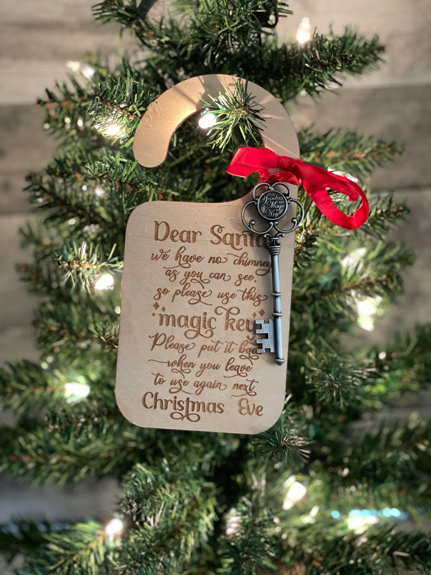 Santa's Key Door Hanger The Teal Bandit 