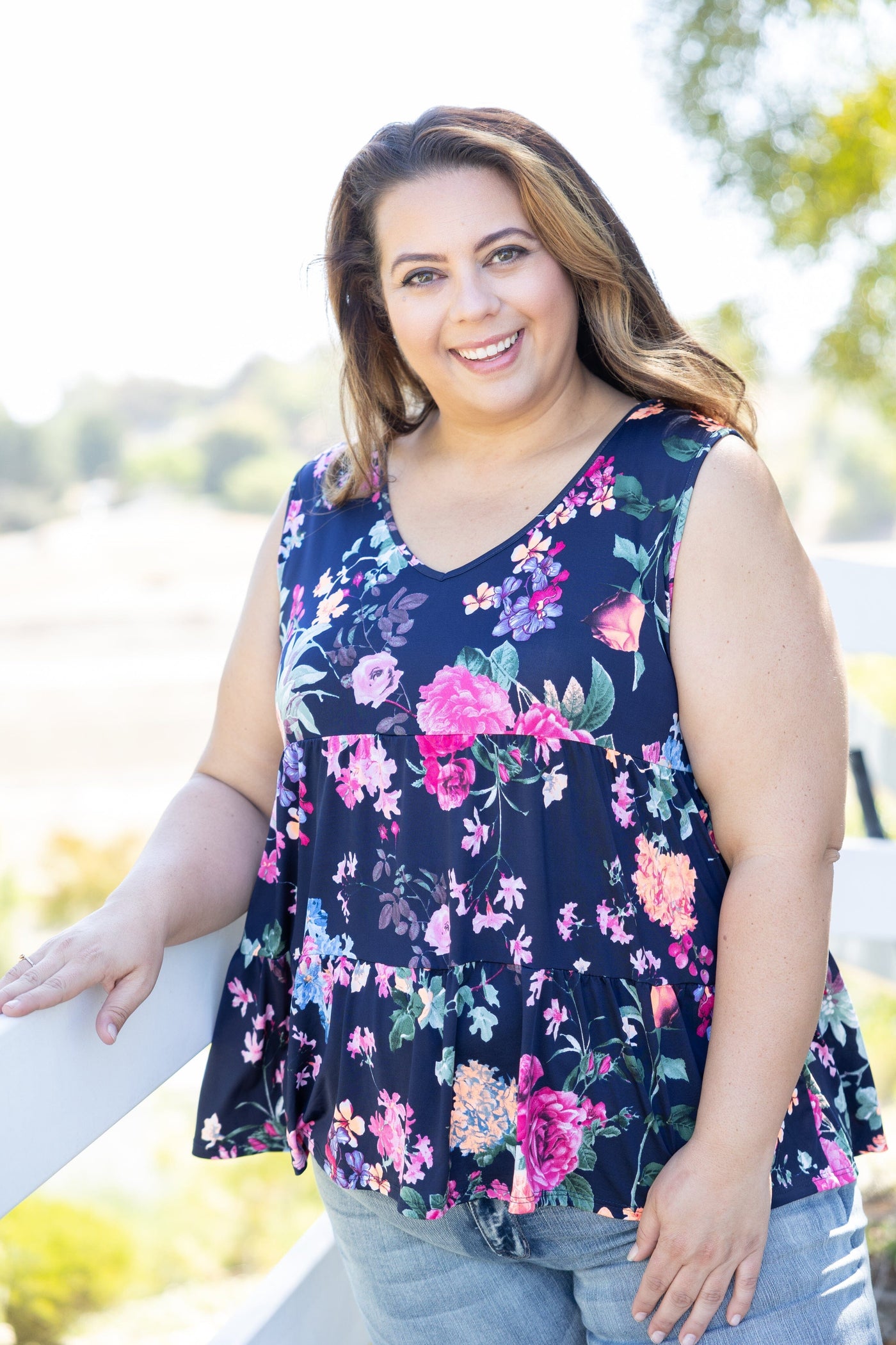 Summer Floral Sleeveless Top Giftmas BS75 