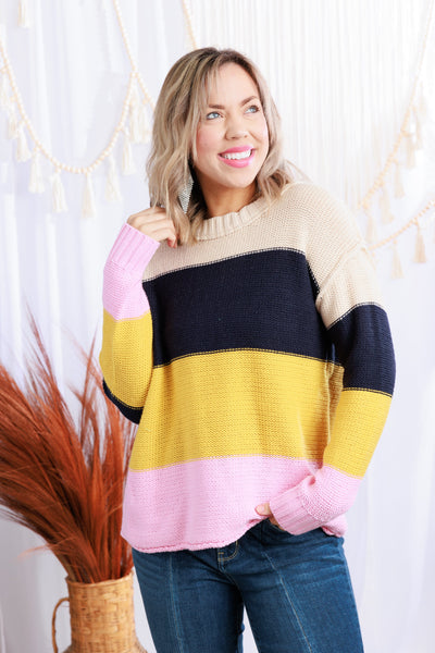 Susanna Striped Pullover BS75 