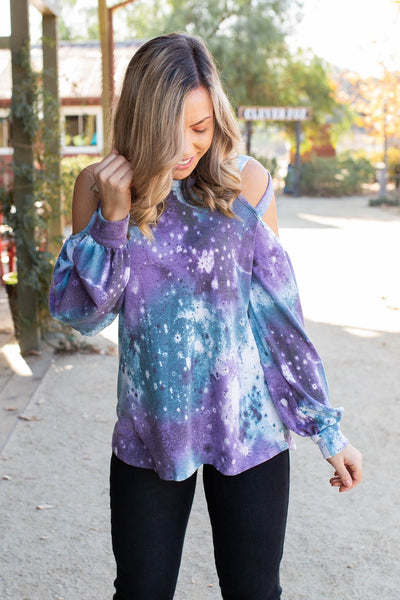 To The Moon And Back Caged Shoulder Top Giftmas Boutique Simplified 