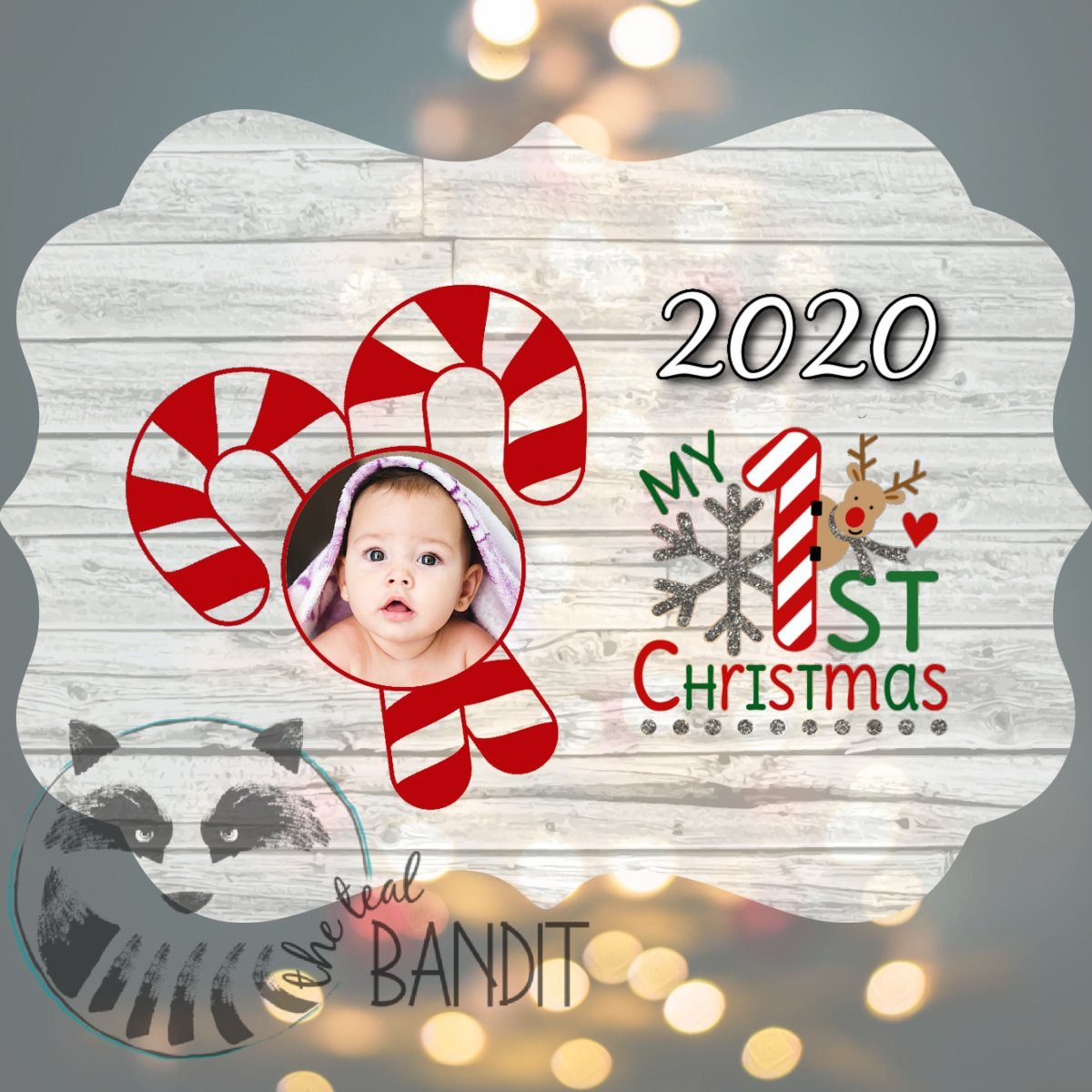 Baby's First Christmas Ornament Ornament The Teal Bandit 