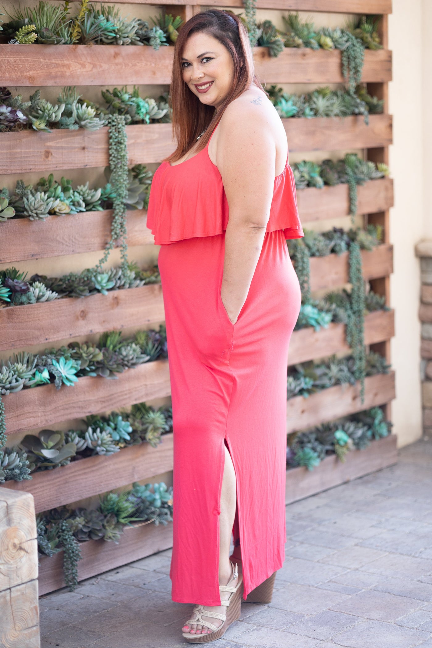 Unleash Your Beauty - Coral Maxi