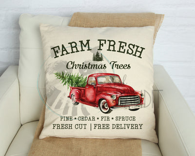 Farm Fresh Tree pillowcase pillowcase The Teal Bandit 