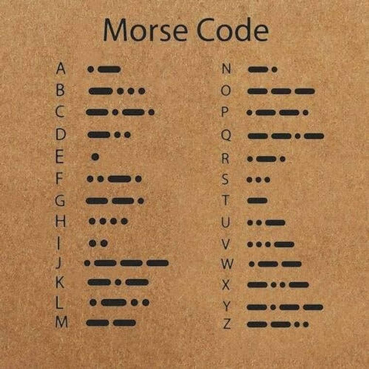 Never Give up, Morse Code Bracelet